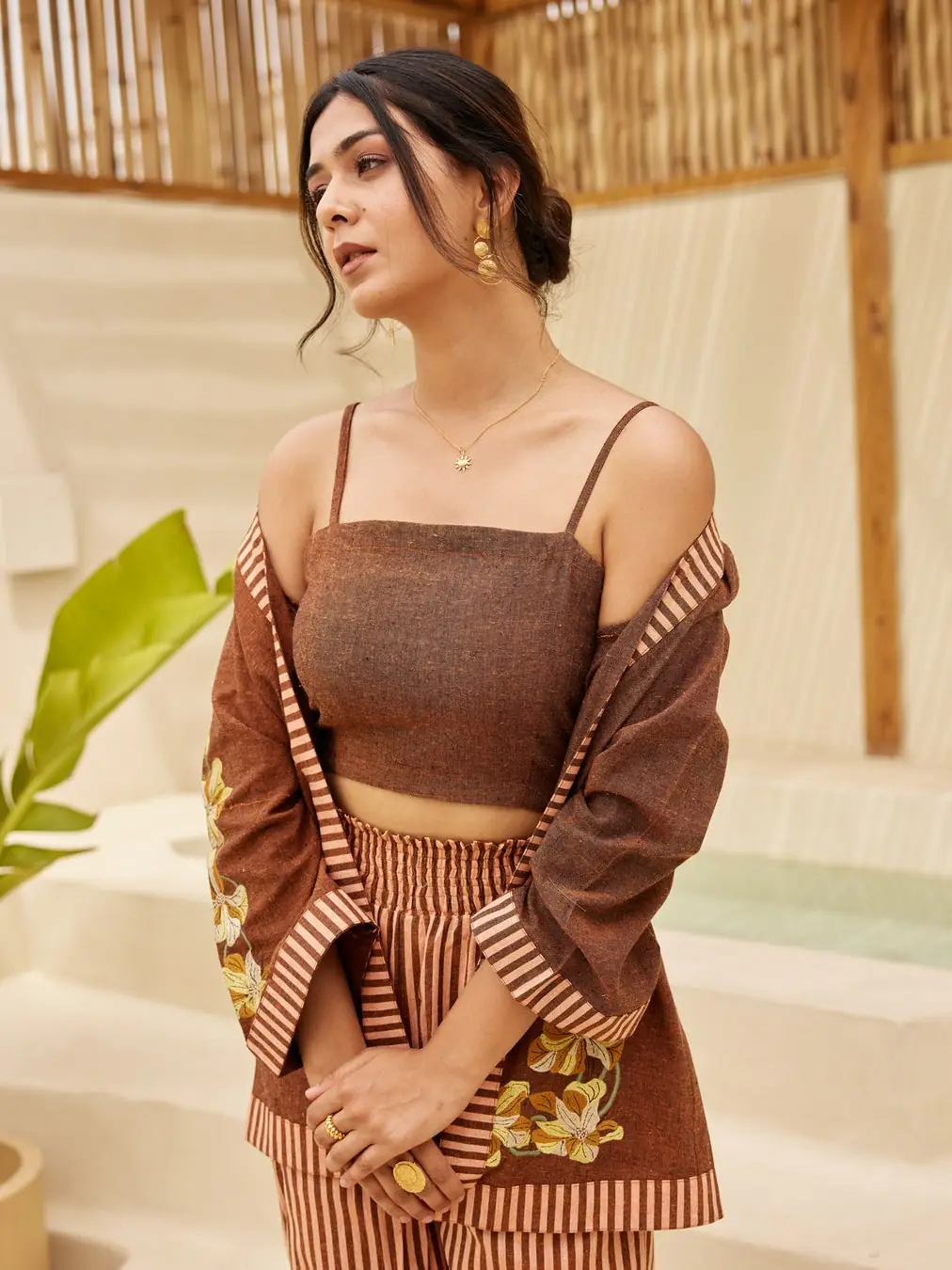 Brown Pinstripe - Ambaree - 3