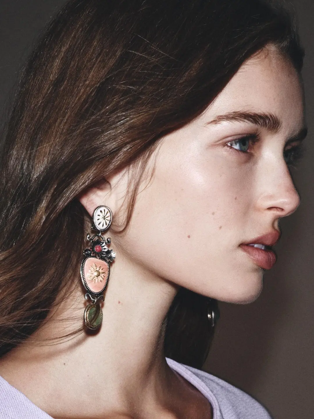 Triple Metal Earrings by Zara