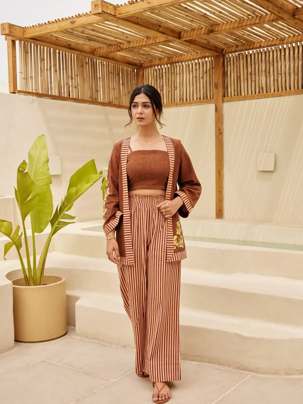 Brown Pinstripe - Ambaree